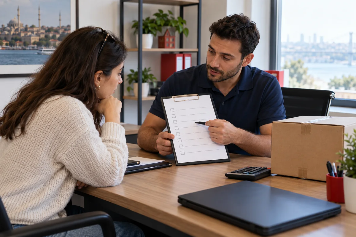Taşınma teklifi öncesinde eşya listesinin değerlendirilmesi